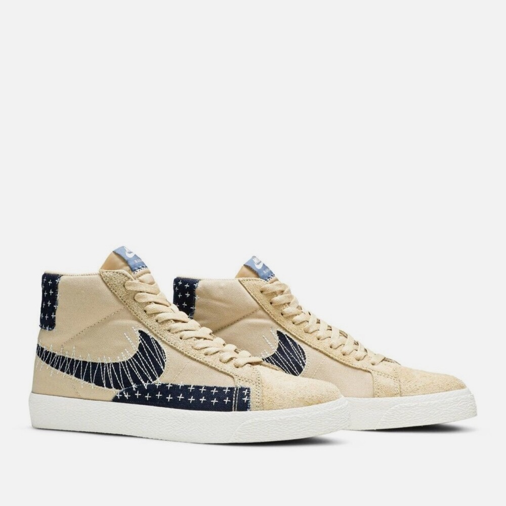 Nike Blazer SB Mid Sashiko Pack - Sesame - Picture 2 of 4